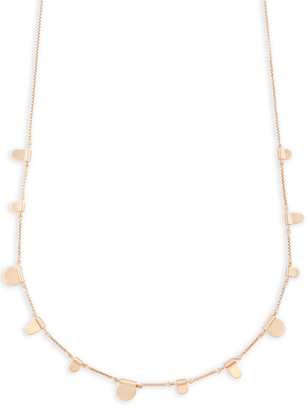 KENDRA SCOTT- OLIVE NECKLACE IN ROSE GOLD